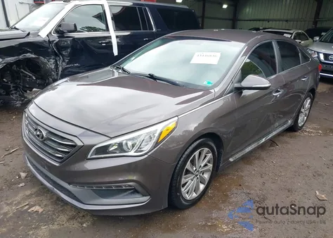 2016 Hyundai Sonata Sport z USA, uszkodzony, nr VIN 5NPE34AF4GH427783